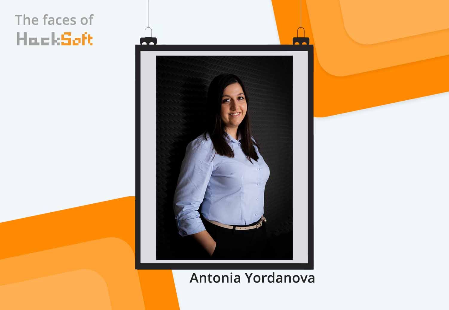 The Faces of HackSoft - Antonia Yordanova