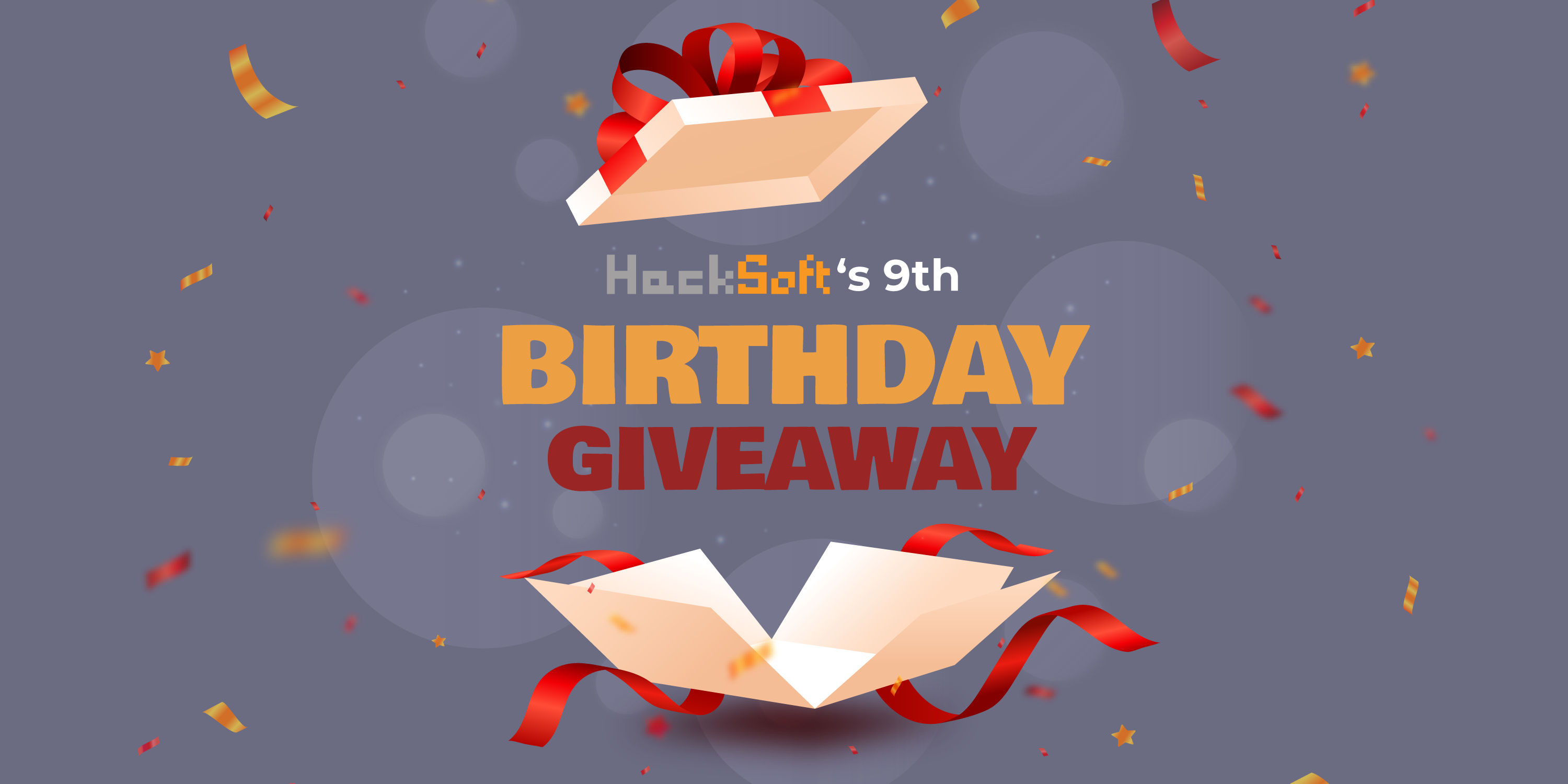 HackSoft's 9th Birthday Giveaway